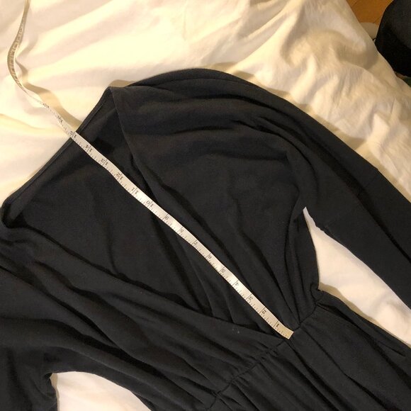 American Apparel Black Jumpsuit Plunging V-Neck Small - Picture 11 of 12